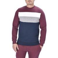 Smart Living Men's Soft Crew Neck Fleece Sweatshirt for Casual Everyday Comfort in Burgundy | Size: XL
