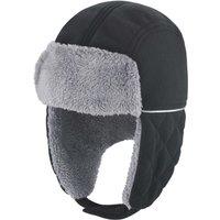 Result Men's Trapper Hat in Black | Size: Large/XL