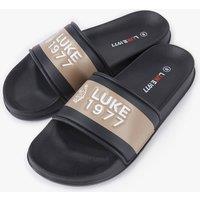 Luke 1977 Men's Hatton Slides in Jet Black | Size: 9