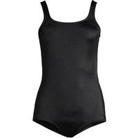Lands' End Women's Plus Tugless Swimsuit in Black | Size: 24