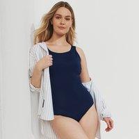 Lands' End Women's Plus Tugless Swimsuit in Navy | Size: 24