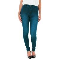 Smart Living Women's Stylish Skinny Fit High Waisted Denim Jeans in Blue | Size: 8