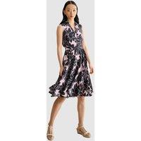 Hobbs London Women's Bea Floral Midi Shirt Dress in Baby Pink | Size: 16