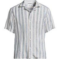 Lands' End Men's Pure Linen Camp Collar Shirt | Size: XL