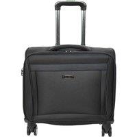 House of Leather Men's Business Organiser Pilot Case Bag Troy in Black