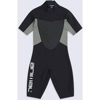 Animal Men's 'Slater' Comfortable Lightweight Stretchy Swim Surf Shorty Wetsuit in Black | Size: XL