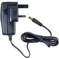 Green Feathers 12V DC 1000mA UK Power Supply for CCTV Cameras 2.1mm Jack - L5xW7xH6cm in Black