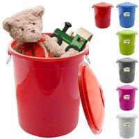 BARGAINS-GALORE 70 Litre Multi Purpose Plastic Bucket Large Storage Tub Metal Handles
