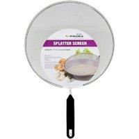 BARGAINS-GALORE 28cm Metal Mesh Splatter Cover Lid Cooking Frying Pan Kitchen Handle