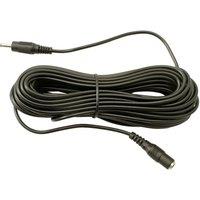Green Feathers 10m DC Power Extensions 1.3mm / 3.5mm Jack - Black