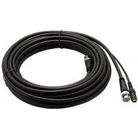 Green Feathers 20m Professional Copper RG59 BNC Video & DC Power CCTV Cable - Black