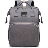 Obasyhig Multifunctional Folding Cot & Changing Bag in Grey