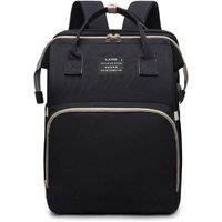Obasyhig Multifunctional Folding Cot & Changing Bag in Black