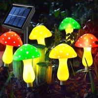 Obasyhig Style 1 Solar-powered garden mushroom lights