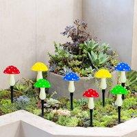 Obasyhig Style 2 Solar-powered garden mushroom lights