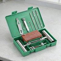 Ventryn 75Pcs Car Van Tyre Repair Kit Tubeless Tire Plug Tool Set in Silver