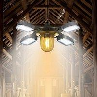 Ventryn Outdoor 192LED Solar Motion Sensor Light 1000LM for Shed in Black