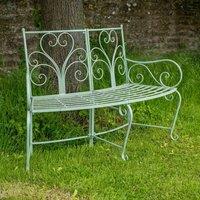 Ascalon Design Ltd Curved Bench - L136 x W56 x H91 cm - Green