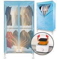 Gr8 Home Heated Clothes Airer Wardrobe Dryer 1500W in Blue