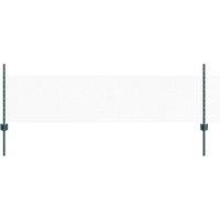 Berkfield Home Garden Fence Set Set of 2 Green PVC Coated Stainless Steel