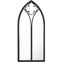 Berkfield Home Mirror Black 70x30 cm Iron for Indoor Use