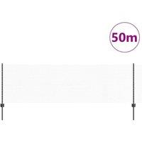 Berkfield Home Stylish Fence Posts 11 pcs U-Channel Grey 80 cm Steel, Hexagon Fe