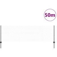 Berkfield Home Stylish Fence Posts 11 pcs U-Channel Grey 80 cm Steel, Hexagon Fe