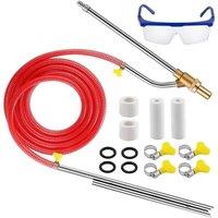 Nordara 5000 PSI Pressure Washer Sandblasting Wet Abrasive Blaster Attachment in Red
