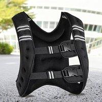 Ventryn Black 10KG Weighted Vest Gym Fitness Strength Training Exercise