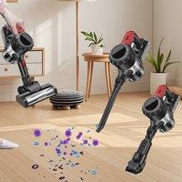 Ventryn 6000W Cordless Stick Vacuum Handheld Wireless Household Hoover in Red