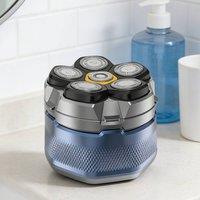 Ventryn 6D Magnetic Electric Head Shaver Wet Dry Bald Beard Trimmer in Blue
