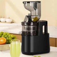 Ventryn Electric Fruit Squeezer Slow Masticating Juicer Extractor Machine in Black