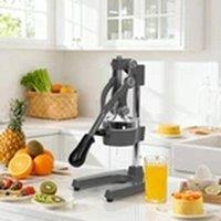 EONLION Cast Iron Manual Juicer Hand Press Fruit Squeezer Extractor Grey