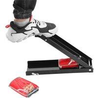 Havendro Heavy Duty Can Crusher Foot Operated Floor Aluminium Tins in Black