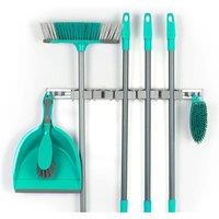 Havendro 5X Wall Mount Mop Organiser, Brush Broom Holder in Grey
