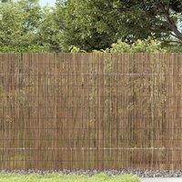 Berkfield Home Garden Fence 300x100 cm Reed in Brown
