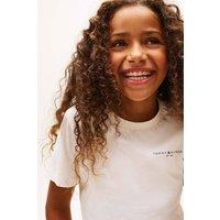 Tommy Hilfiger Men's Mini Corp T-Shirt Ancient White | Size: 16 Years