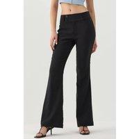 Hiccup Women's Low Waist Flare Pants in Black | Size: XL