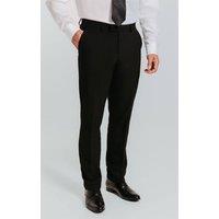 Dobell Men's Black Suit Trousers | Size: 30R