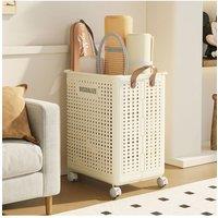 H&O Direct Foldable Laundry Basket in Beige