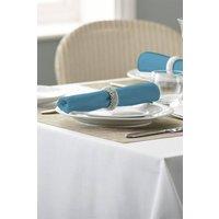 Vision Polyester Plain Coloured Napkin in Blue | Size: 51 cm x 51 cm