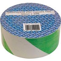 Eagle Hazard Tape Green & White 50mm X 30m