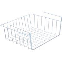 St Helens Under Shelf Storage Basket, 30Cm in White