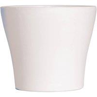 St Helens White Plant Pot 13x10cm | Size: 13x10 cm