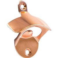 St Helens Wall Mount Bottle Opener In Rose Gold