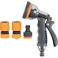 St Helens Spray Gun Head with Fixing kit in Metallic Silver