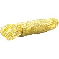 St Helens Clothes/Washing Line Rope 20m Length Yellow