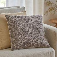 Yard Pebble Textured Chenille Cushion in Medium Beige | Size: 45 cm x 45 cm