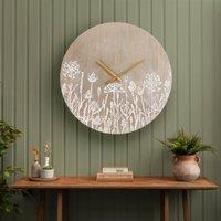 Voyage Maison Fleur Et Faune Wooden Clock in Light Brown