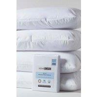 Homescapes Waterproof Pillow Protectors King Size, Pack of 4 in White